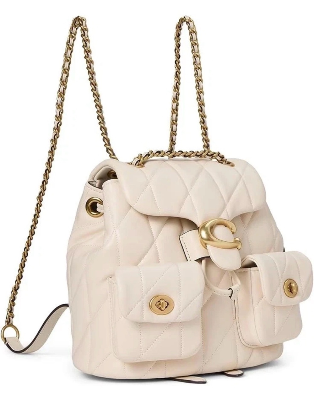 Coach Tabby Backpack in chalk